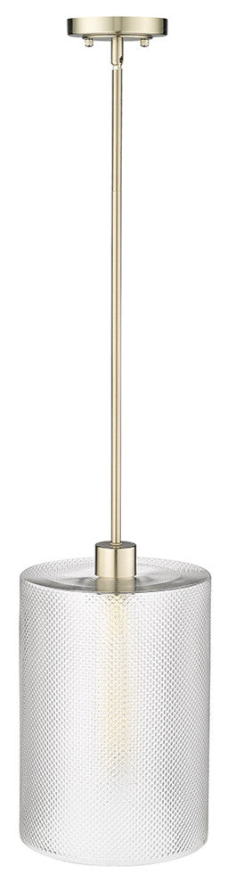1 Light 10" Modern Gold Pendant