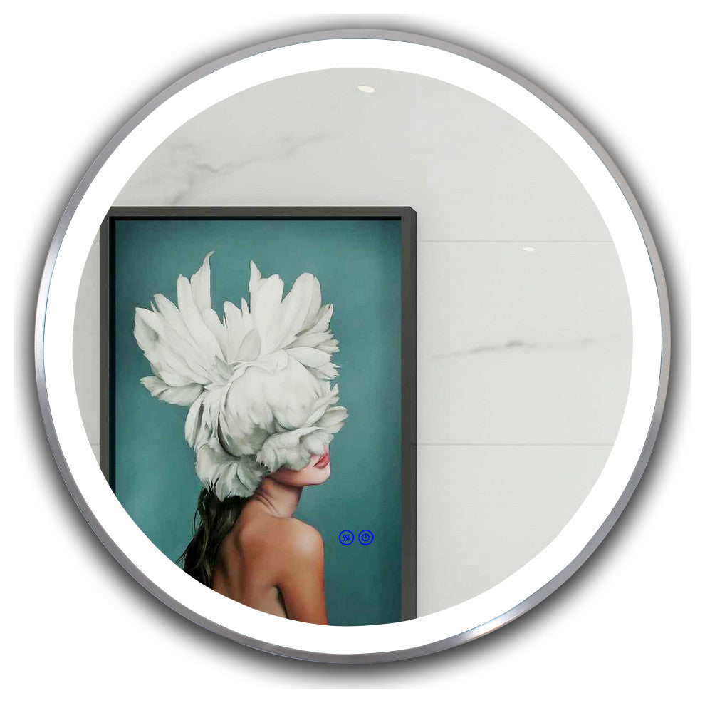 CHLOE Lighting SPECULO Embedded LED Mirror 6000K, Daylight White, 24"
