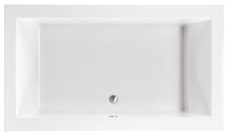 Undermount Whirlpool Bath White 72x42x22