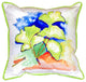 Betsy Drake Gingko Leaves Small Indoor/Outdoor Pillow 12x12
