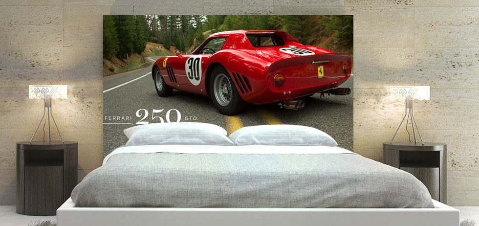 "Ferrari 250 Gto Rear" Headboard