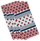 19x19", Scrambled Prints Geometric Print Napkin, Coral, Set of 4