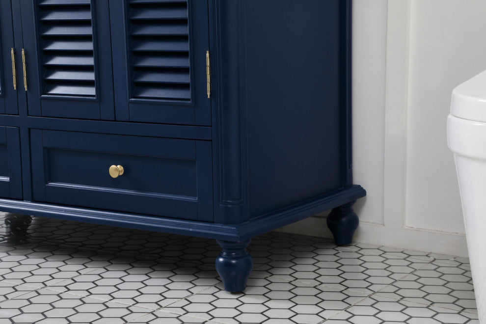 Home Living 48" Single Bathroom Vanity, Blue