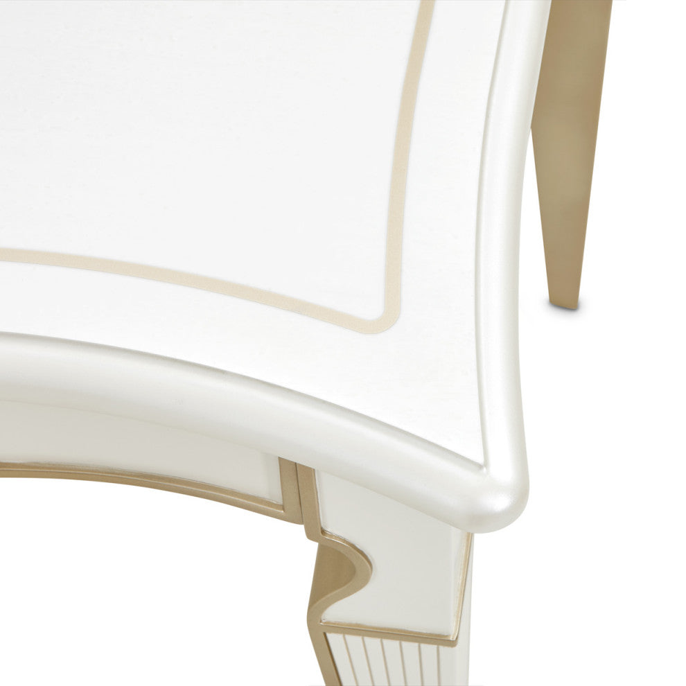 La Marisia Vanity Desk, Creamy Pearl