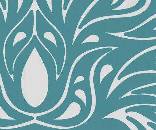 30x60" Veranda, Geometric Print Beach Towel, Teal