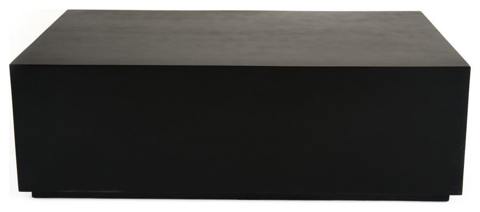 Modrest Fresno Modern Black Concrete Coffee Table