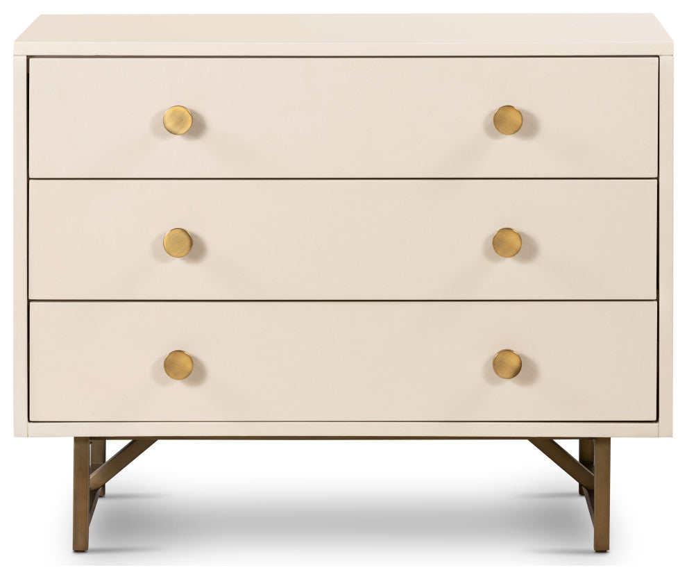 Van Rectangular Nightstand-Alabaster