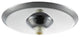 Miniature Low Profile Round Quick Connect Canopy With Wire Housing, Chrome