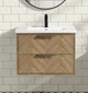 Ari Kitchen & Bath Carlsbad 30" Floating Bathroom Vanity Weathered Fir