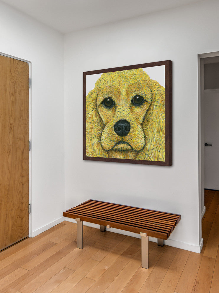 "Cocker Spaniel" Framed Painting Print, 18"x18"
