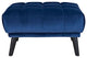 Modern Navy Bestow Velvet Ottoman