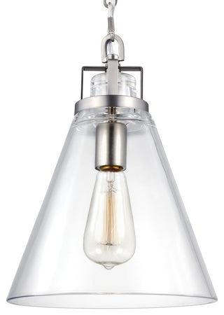 1-Light Pendant, Satin Nickel