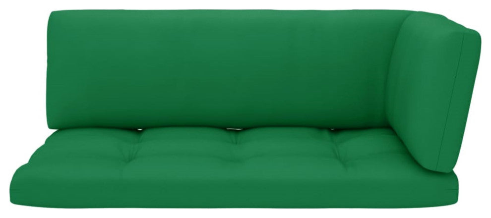 Vidaxl Pallet Sofa Cushions 3-Piece Green