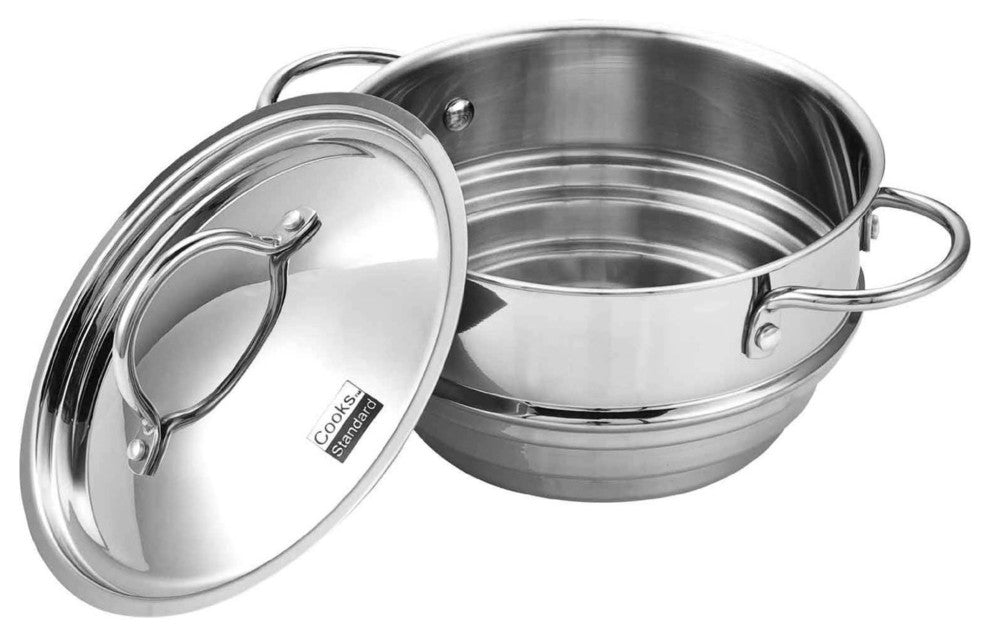 Cooks Standard Multi-Ply Clad Stainless-Steel Universal Steamer Insert With Lid