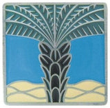 Royal Palm Knobs, Antique-Style Pewter-Pale Blue