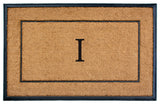 Calloway Mills The General Monogram Doormat, 30"x48", Letter I