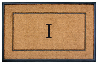 Calloway Mills The General Monogram Doormat, 30"x48", Letter I