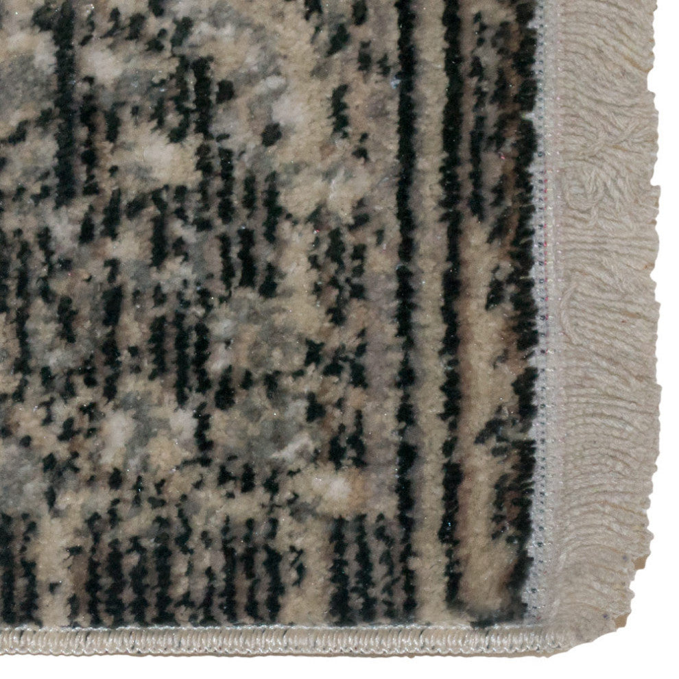 Machine Made Polyester Durable Indoor Outdoor Washable Oriental Pattern Footmat