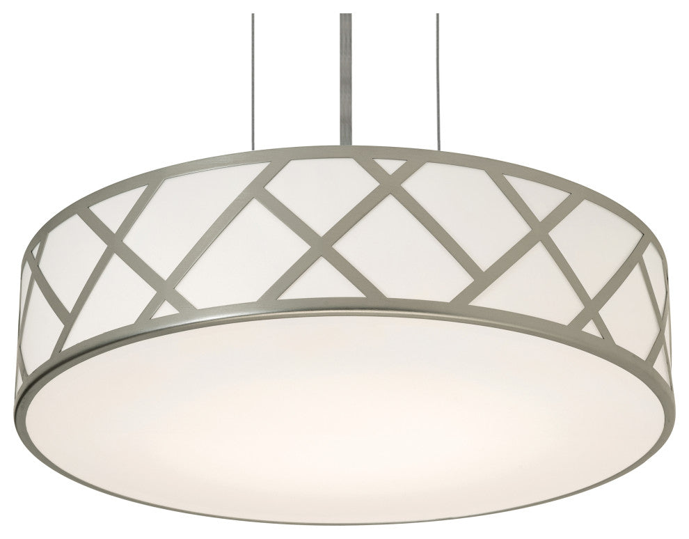 Haven 17'' Pendant, Satin Nickel