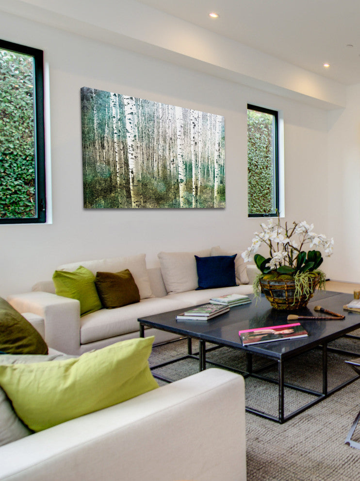 "Aspen Green" Fine Art Canvas Print, 36"x24"