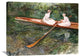 "The Pink Rowing Boat" Artwork, 36" x 27"