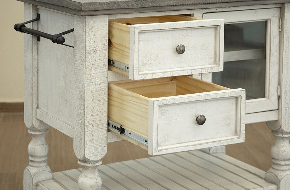 Stonegate Solid Wood Kitchen Island, 39"