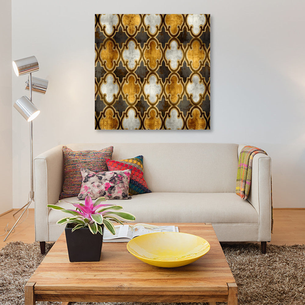 "Global Inspiration II" by Ellie Roberts, Canvas Print, 37"x37"