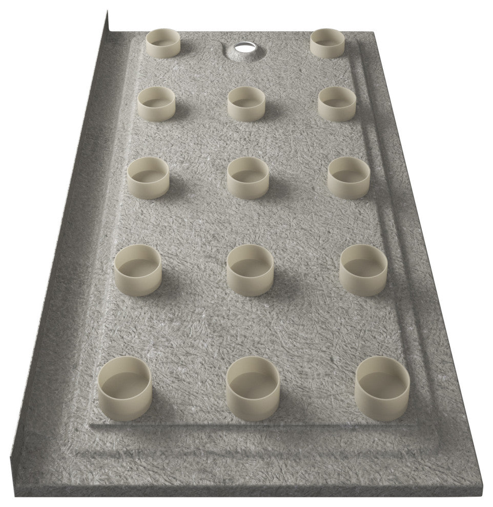 Shower Pan, 60"w X 30"d, Right