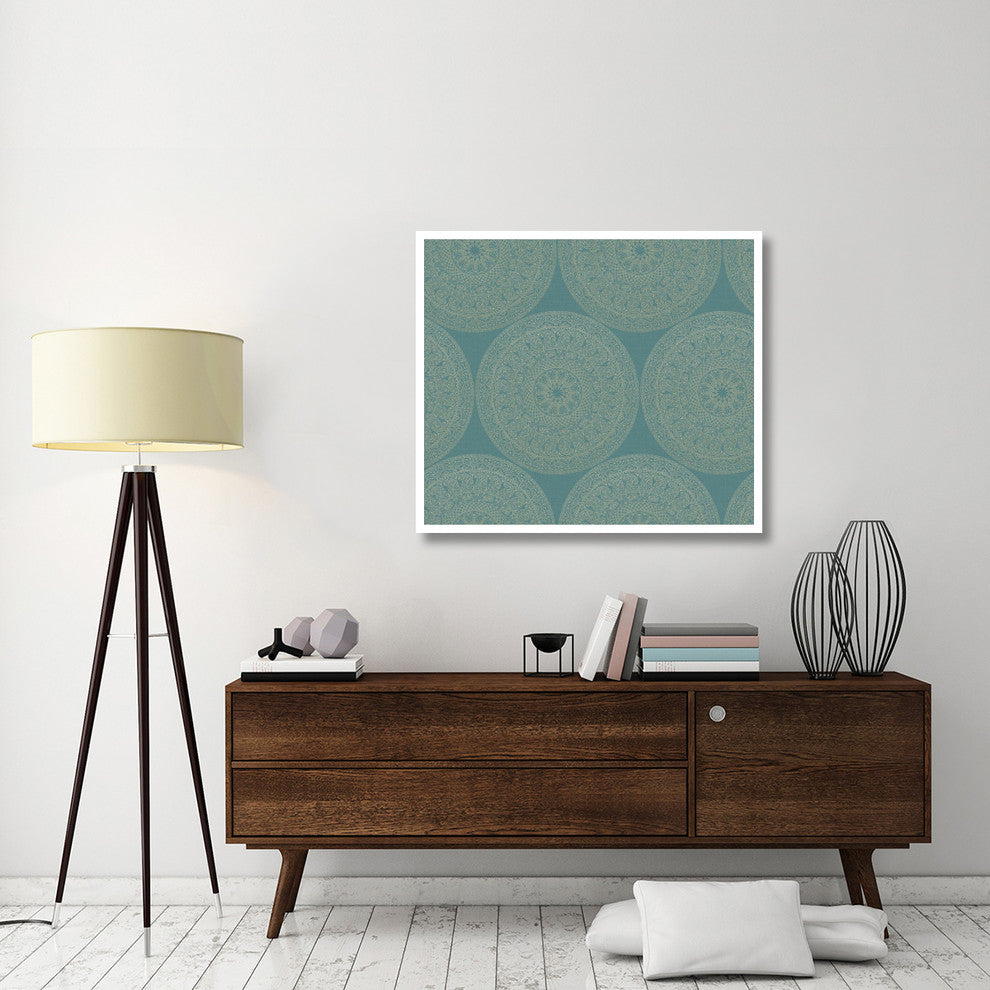 "Mandala Road Pattern II" Digital Paper Print by Daphne Brissonnet, 42"x37"