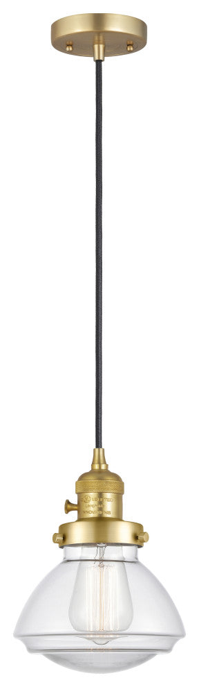 INNOVATIONS 201CSW-SG-G322-LED 1-Light Mini Pendant Satin Gold
