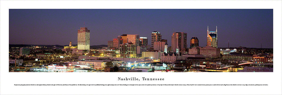 Nashville, Tennessee, Unframed