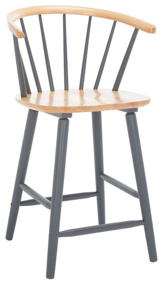 Safavieh Blanchard Counter Stool, Natural/Grey