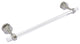 Pacific Grove 18" Shower Door Towel Bar, Satin Nickel