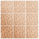 Deny Designs Dash and Ash Somber Mauve Wood Wall Mural, 4'x4'