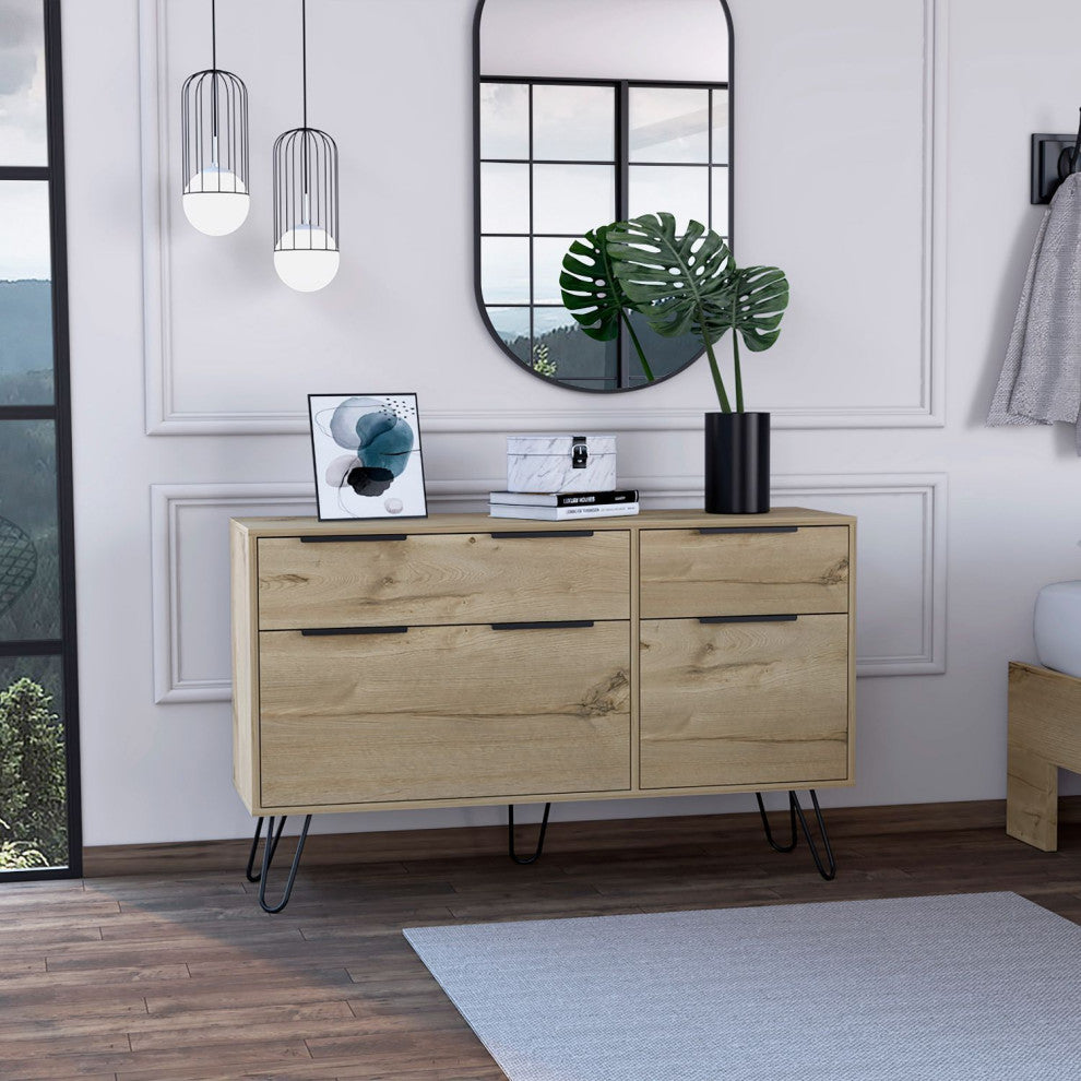 Begonia Double Dresser, Light Oak