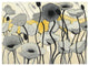 "Snow Day Gray Flower" Digital Paper Print by Shirley Novak, 26"x20"