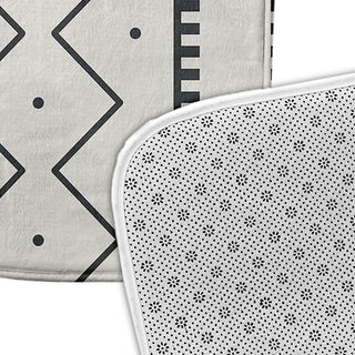 24" x 17" Mudcloth Bathmat, Pepper