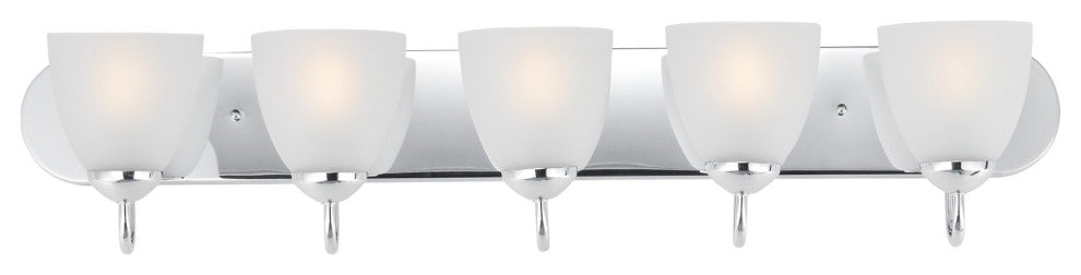 Maxim 11385 Axis 5 Light 36"W Vanity Light - Polished Chrome