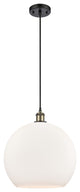 Innovations 516-1P-BAB-G121-14-LED 1-Light Pendant, Black Antique Brass