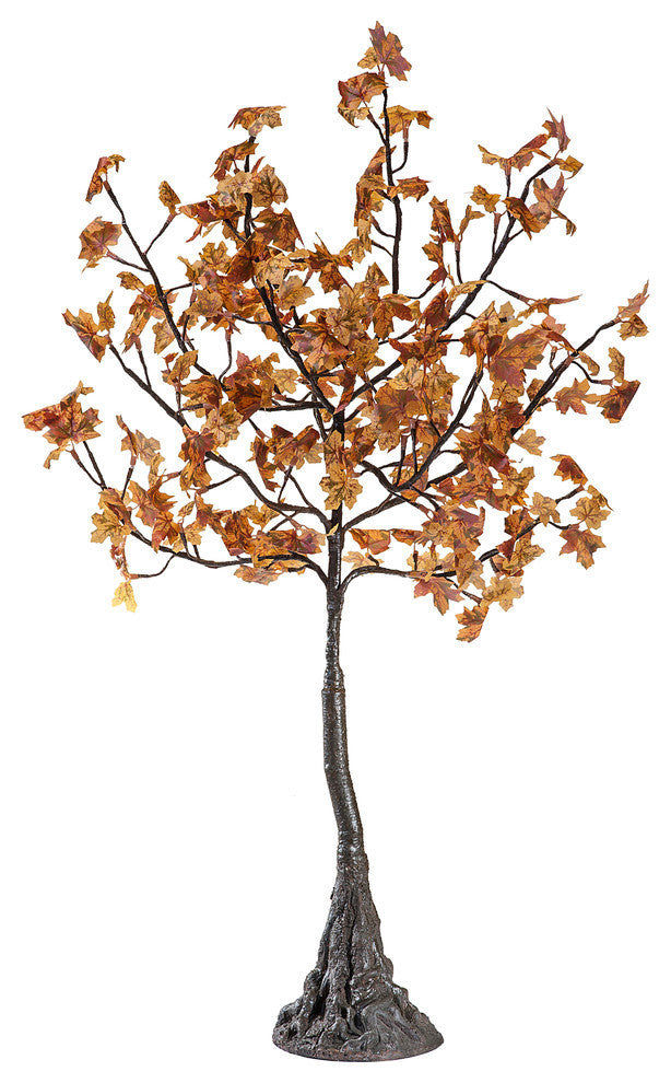 LED Yellow Multi Color Maple Tree, Warm White LED