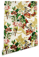Deny Designs Marta Barragan Camarasa Baroque Bouquet Wallpaper, White, 2'x4'