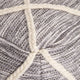 Kirkwood Cityscape 22" x 22" x 16" Gray and Ivory Pouf