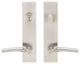 Phoenix Lever, Tubular Entry, Single Cylinder, LH, Satin Stainless Steel