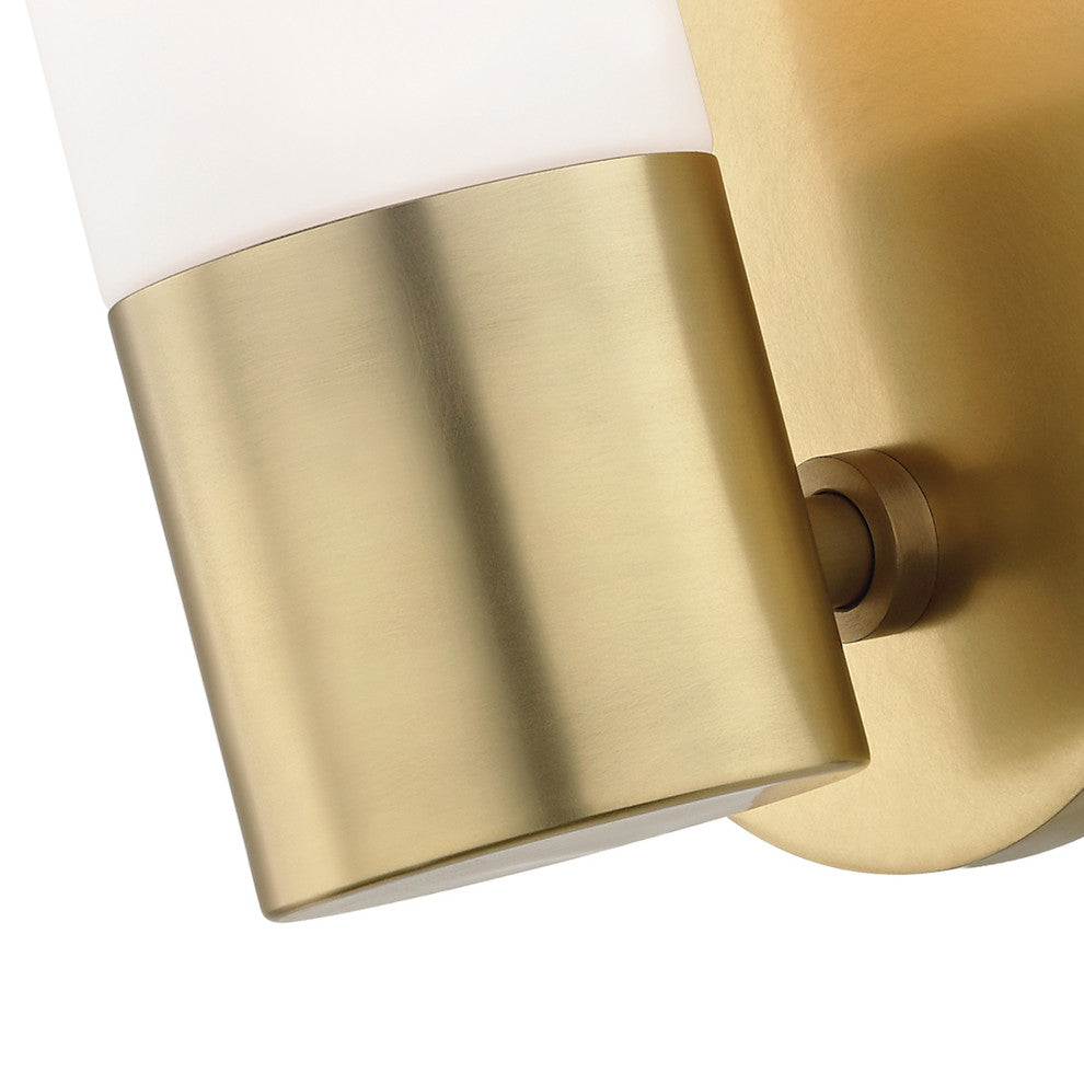 Lola Wall Sconce, Aged Brass Finish