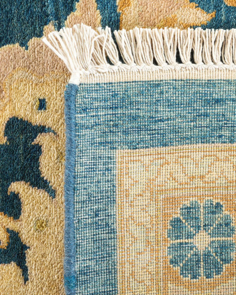 Mogul, One-of-a-Kind Hand-Knotted Area Rug Green, 9'3"x11'10"