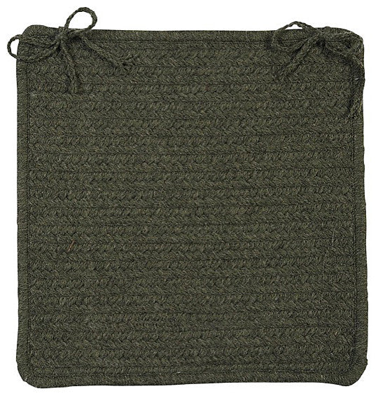 Colonial Mills Chair Pad Courtyard Olive Chair Pad