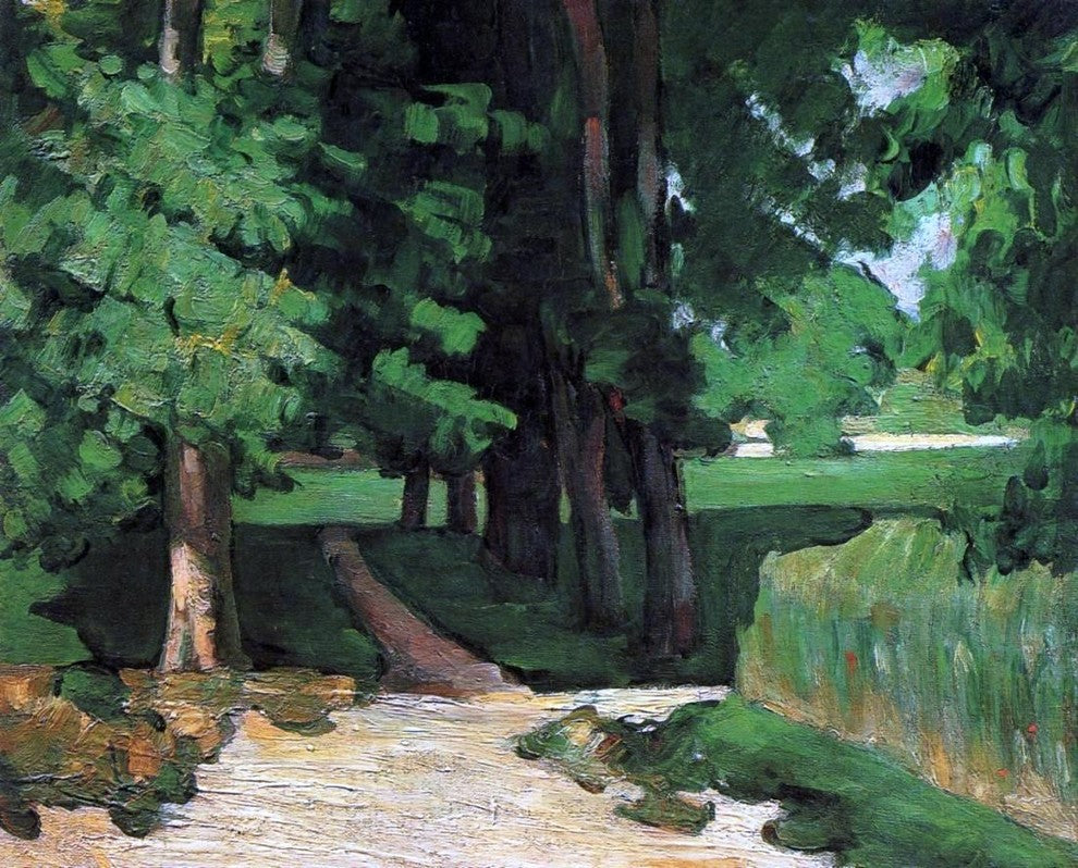 Paul Cezanne The Lane of Chestnut Trees at the Jas de Bouffan