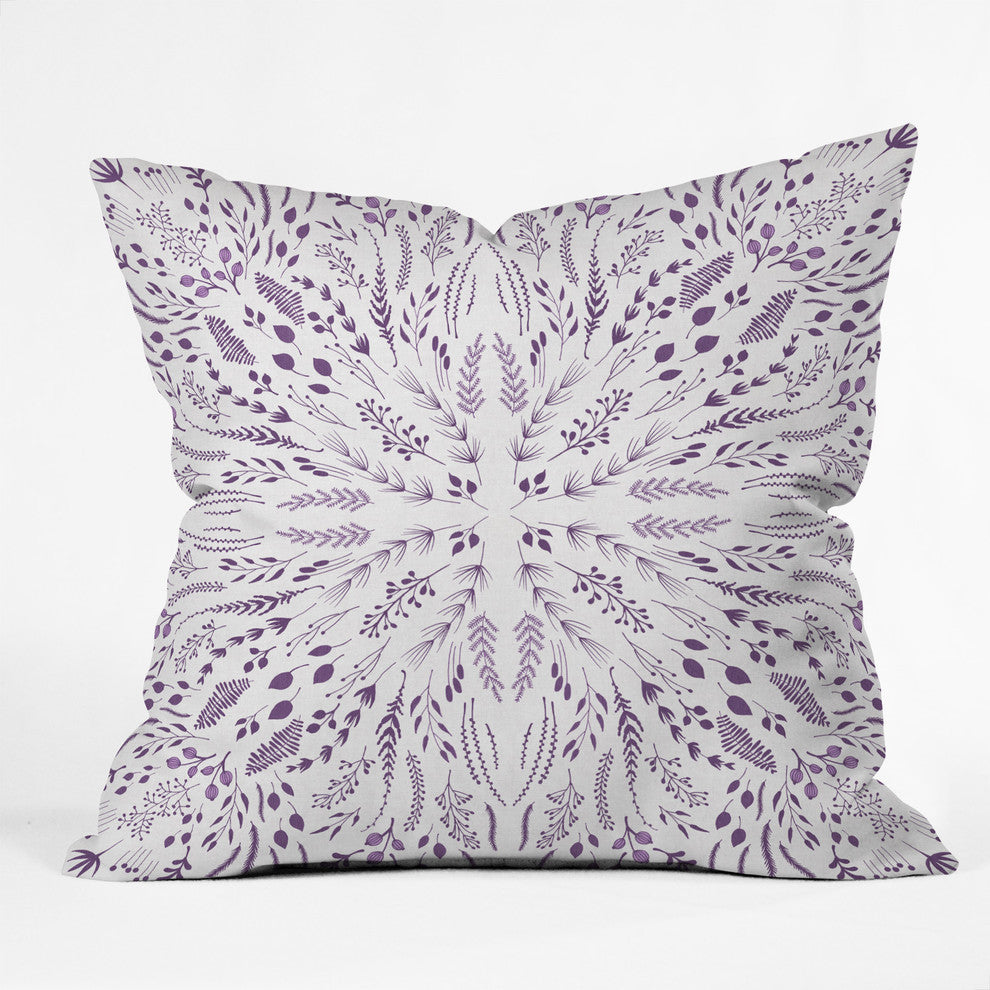 Iveta Abolina Lavender Maze Outdoor Throw Pillow