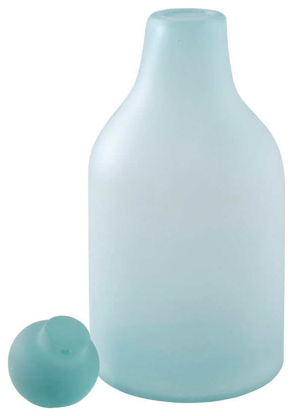 Frosted Glass Bottle, Medium