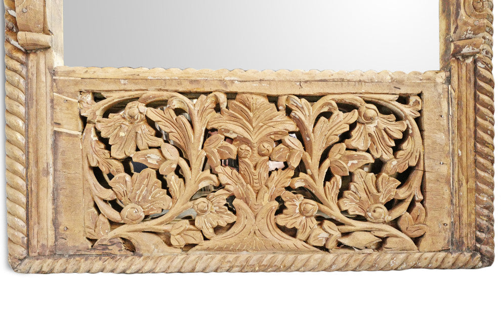 Tall Carved Window Facade Mirror 1